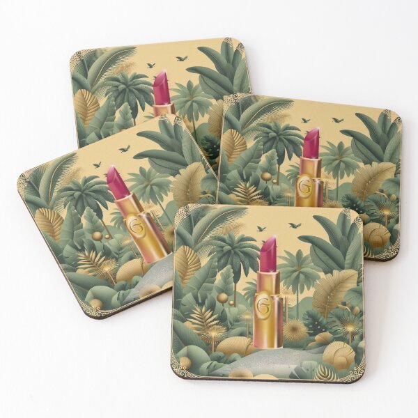 Item preview, Elegant Gold Tropical Jungle Pattern | Botanical Palm Leaves Design designed and sold by Sugar Wisdom .