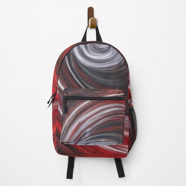 Item preview, Abstract Composition in Red, Black, and Silver designed and sold by GaggleHaus.