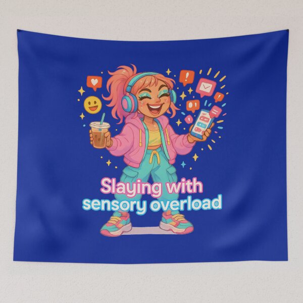 Item preview, Slaying with Sensory Overload designed and sold by MysticArtisan.