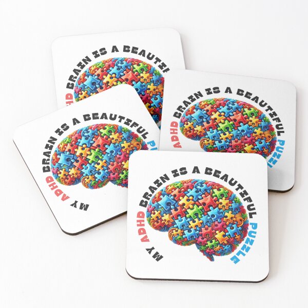 Item preview, My ADHD Brain Is A Puzzle designed and sold by MomParentADHD.