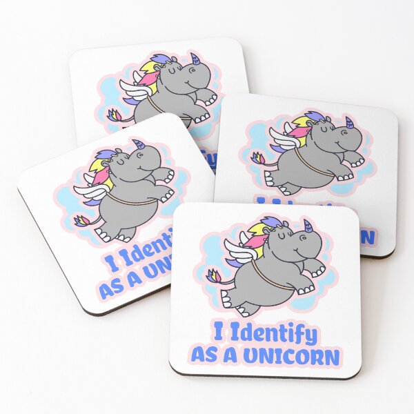 Item preview, I Identify as a Unicorn designed and sold by Alley Cat Entertainment.