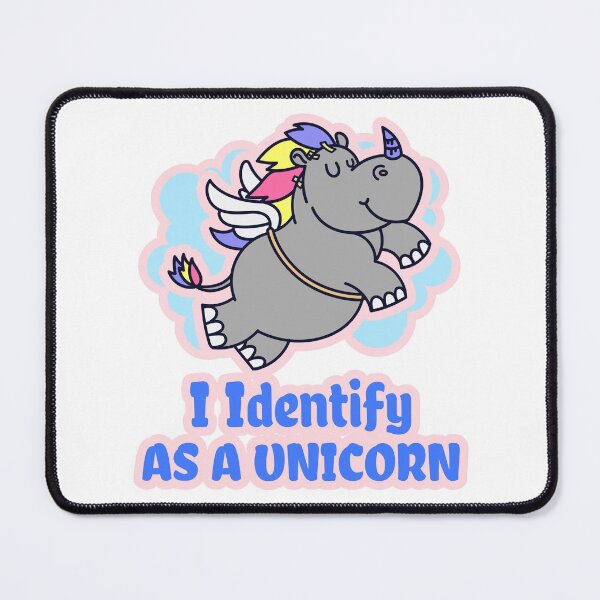 Item preview, I Identify as a Unicorn designed and sold by Alley Cat Entertainment.
