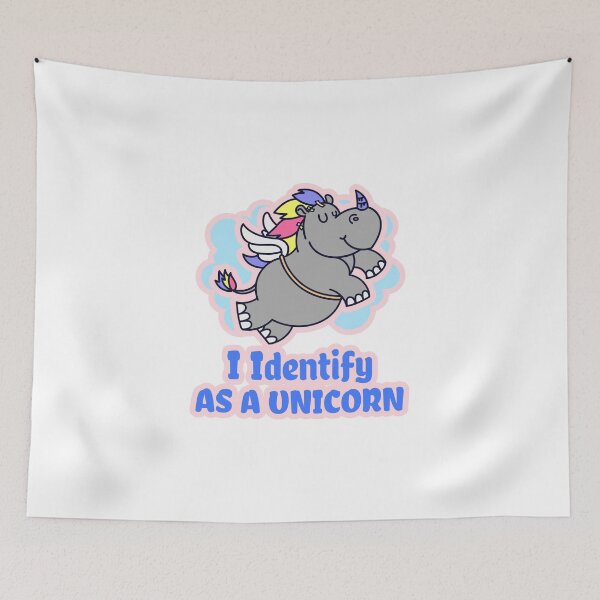 Item preview, I Identify as a Unicorn designed and sold by Alley Cat Entertainment.