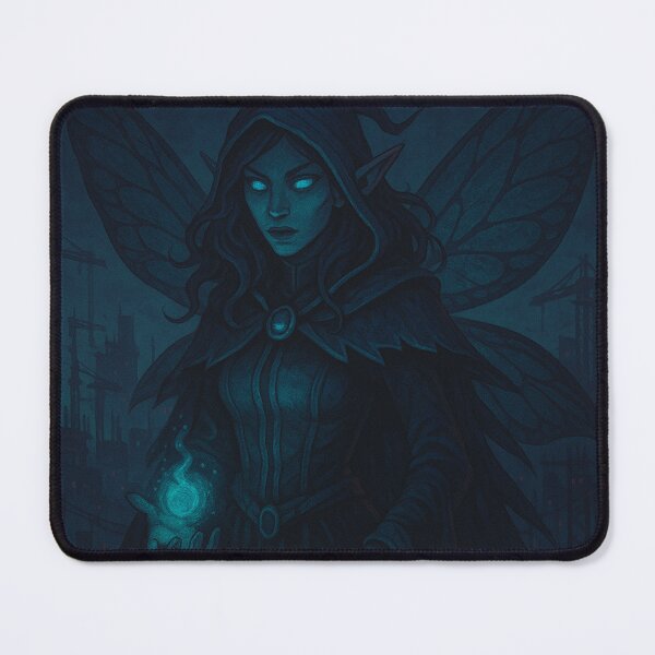 Item preview, Shadowlight Sorceress – Neon Fairy of the Wasteland designed and sold by Pagros.