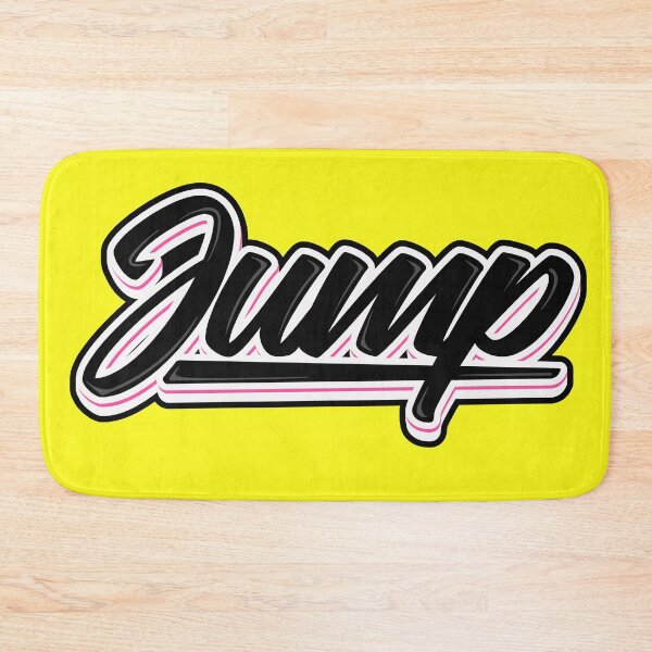 Item preview, Jump – Energetic Typo Sticker for Uplifted Moods designed and sold by PigpanStickerrr.