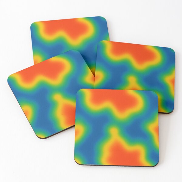 Item preview, Thermal Heat Map Abstract Colorful Pattern designed and sold by weirdfishes123.