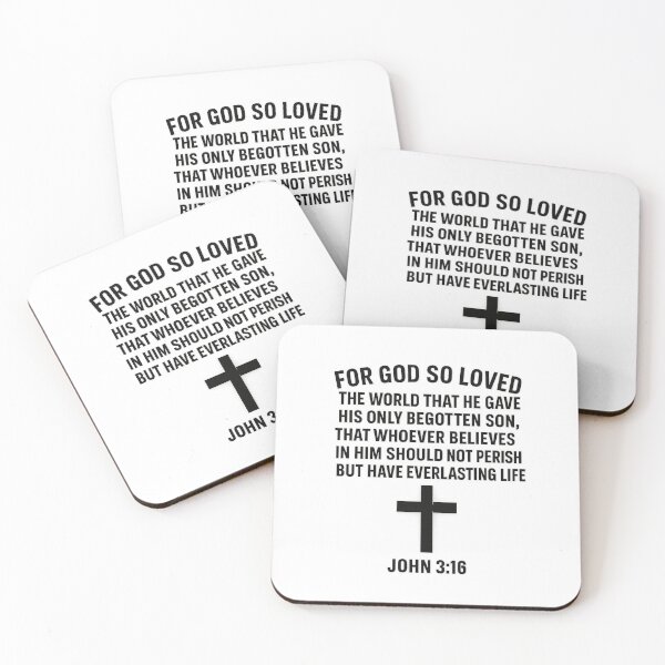 Item preview, JOHN 3:16 designed and sold by TheWonkyEaselCo.