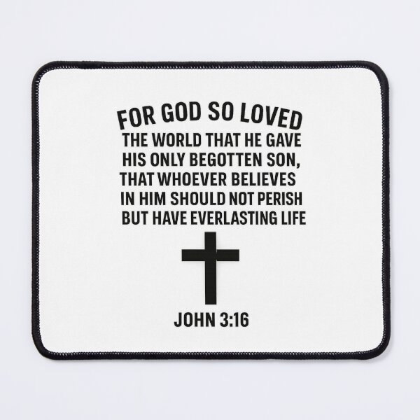 Item preview, JOHN 3:16 designed and sold by TheWonkyEaselCo.
