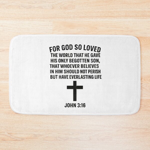 Item preview, JOHN 3:16 designed and sold by TheWonkyEaselCo.