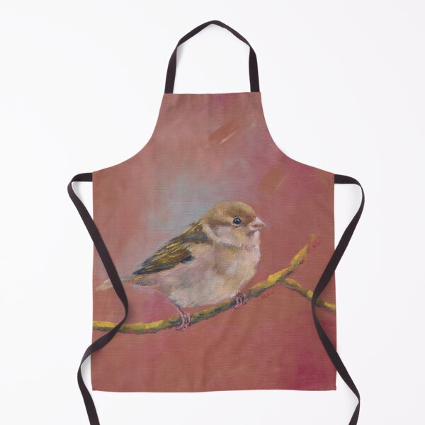 Item preview, Sparrow Meeting Part One Acrylic Painting designed and sold by KarenKaspar.