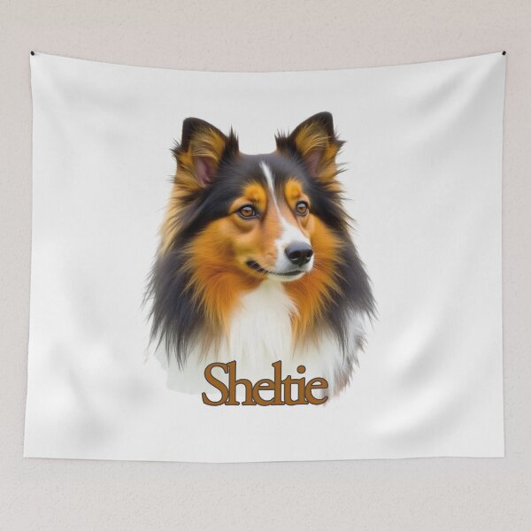 Item preview, Majestic Sheltie Elegance – A Portrait of Grace and Intelligence designed and sold by The Digital Compass.
