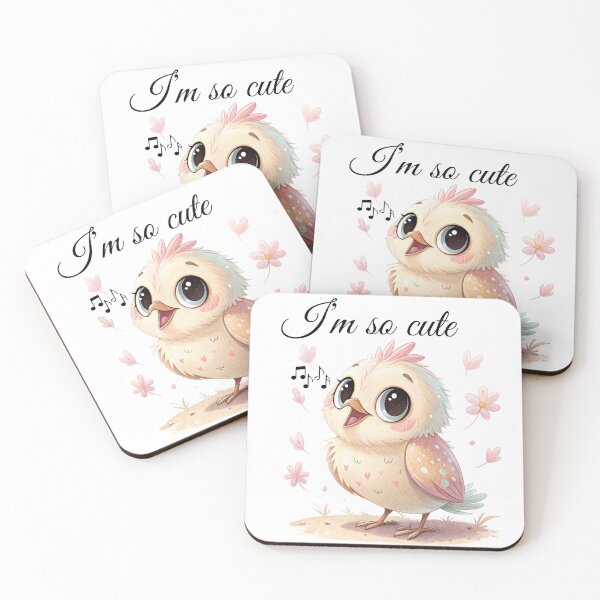 Item preview, Cute Kawaii Bird – Adorable Pastel Cartoon Bird Illustration for Animal Lovers designed and sold by PnrArtDesign.