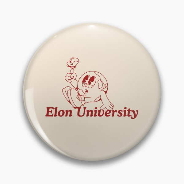 Item preview, Elon University Maroon - illustrated world touching butterfly - retro trendy  designed and sold by jessicaleah15.