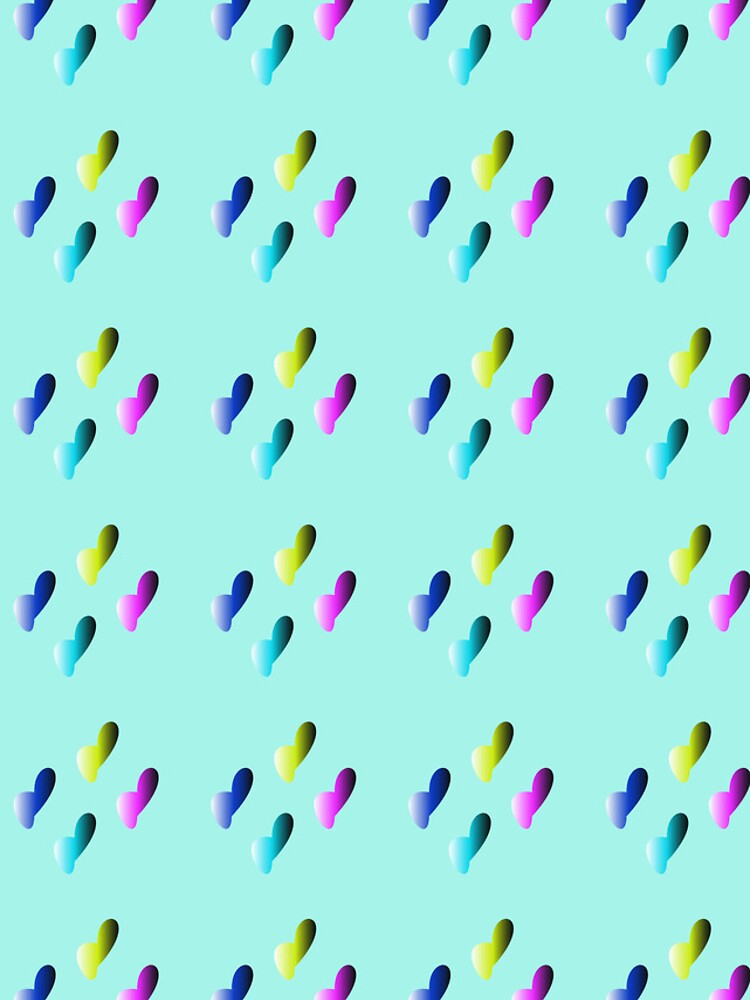 Thumbnail 4 of 4, iPhone Case, Color Gradient Droplets Pattern designed and sold by InnaCreates.