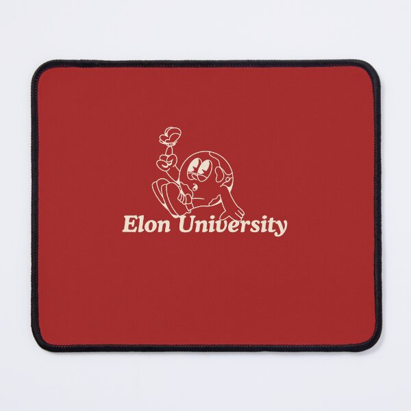 Item preview, Elon University Cream and Red - illustrated world touching butterfly - retro trendy designed and sold by jessicaleah15.