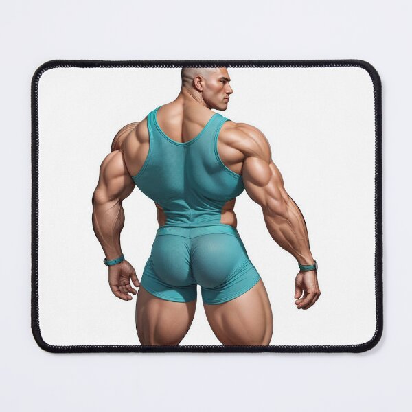 Item preview, Ultra Muscular Bodybuilder Sticker – Bold Fitness Art #118 designed and sold by ForeverPrintsOK.