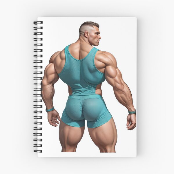 Item preview, Ultra Muscular Bodybuilder Sticker – Bold Fitness Art #118 designed and sold by ForeverPrintsOK.