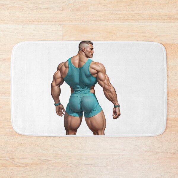 Item preview, Ultra Muscular Bodybuilder Sticker – Bold Fitness Art #118 designed and sold by ForeverPrintsOK.