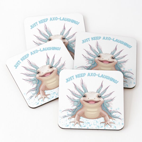 Item preview, Just Keep Axo-Laughing – Cute Axolotl Shirt designed and sold by SummDesignCo.