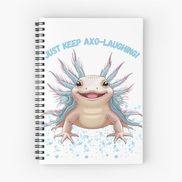 Item preview, Just Keep Axo-Laughing – Cute Axolotl Shirt designed and sold by SummDesignCo.