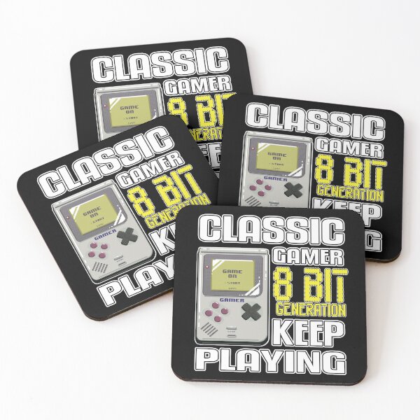 Item preview, CLASSIC GAMER 8 BIT GENERATION KEEP PLAYING designed and sold by knight studio 77.
