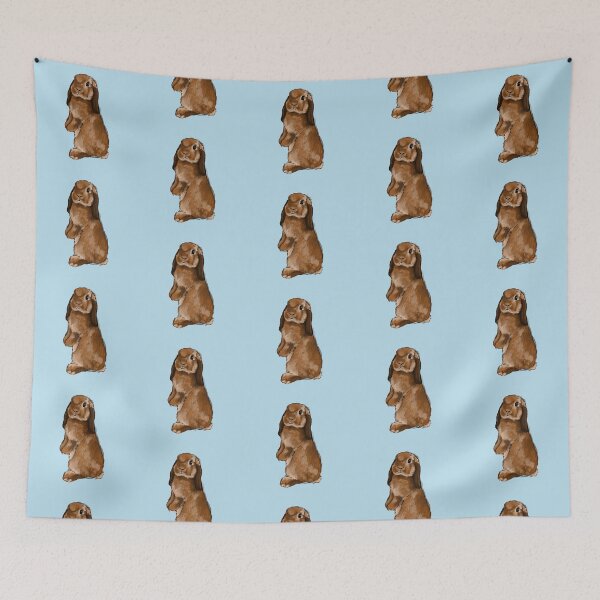 Item preview, Cozy Brown Bunny – Cute Woodland Animal Illustration designed and sold by HopiePeanut.