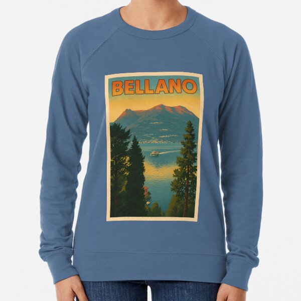 Artikel-Vorschau von Retro Bellano Italien Souvenir Geschenk T-Shirt, designt und verkauft von Bellano Italy & Lake Como Souvenir Gift Shop.