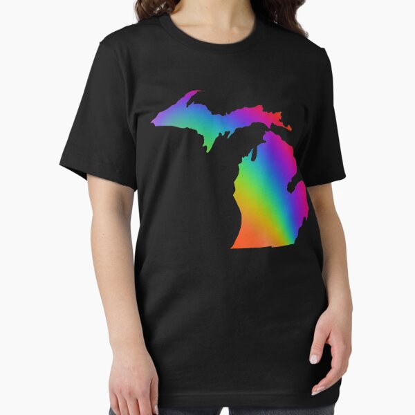 Vista previa del artículo con la obra « el estado de Great Lake, arcoiris, el amor es amor», diseñado y vendido por hollycooper.