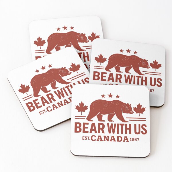 Item preview, Bear With Us – Canada Day 1867 Patriotic Design designed and sold by Serbin.