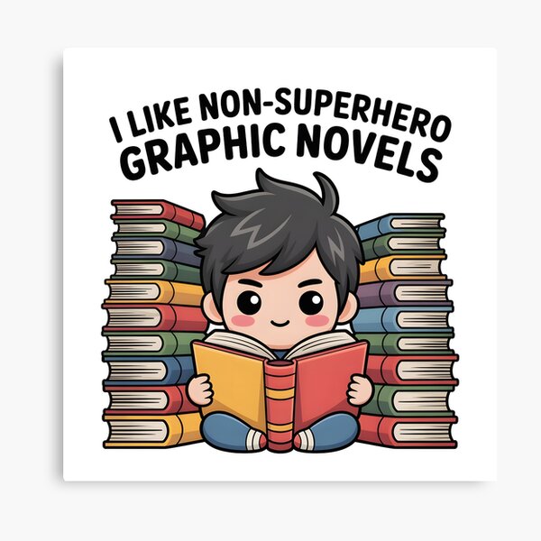 Item preview, I like non-superhero graphic novels designed and sold by ThatsCoolArt.