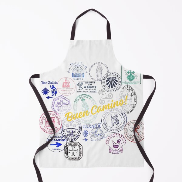 Item preview, Buen Camino - El Camino de Santiago Stamps designed and sold by PinkDuckTees.