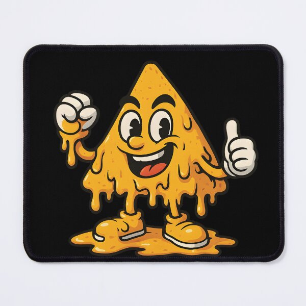 Item preview, Nacho Cheese Man - Funny Melty Cheese Cartoon Shirt | Cool Snack Humor Tee designed and sold by WAUZ.