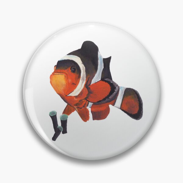 Artikelvorschau, Clownfisch – Rifffisch-Malerei entworfen und verkauft von Secretos de Sirenas by Julie Helson.