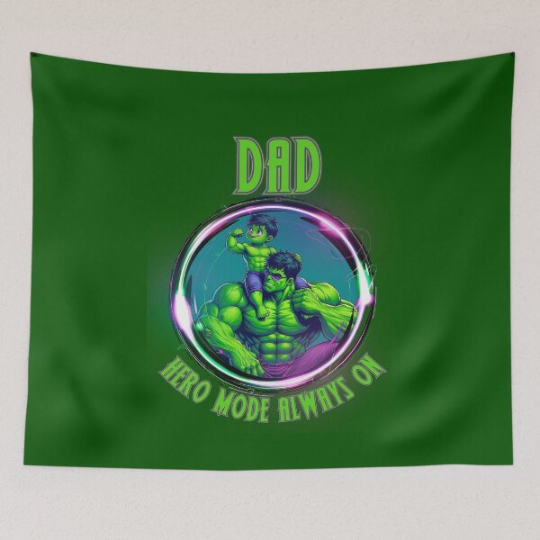 Item preview, Dad: Hero Mode Always On designed and sold by The Imaginarium of a Quirky Jose.