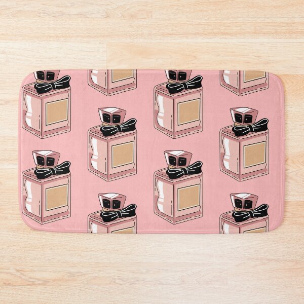 Item preview, Elegant Pink Perfume Bottle with Black Bow – Chic Fragrance Illustration designed and sold by Blueprint&co.