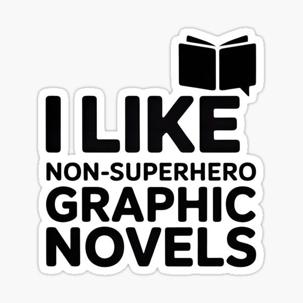 Item preview, I like non-superhero graphic novels designed and sold by ThatsCoolArt.