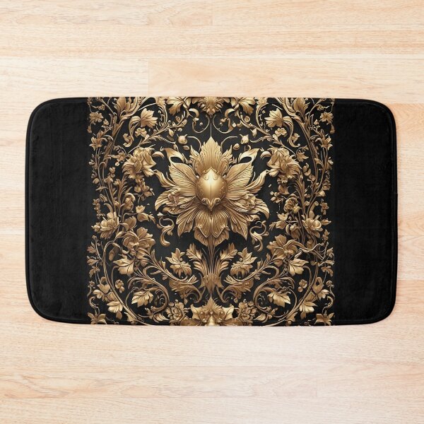 Item preview, Luxury in gold. Golden Baroque Bloom - Ornate Floral Pattern Art designed and sold by VA Design.