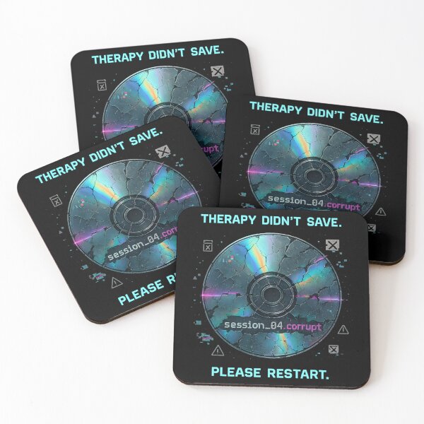Item preview, Therapy Session Corrupted, Please Restart designed and sold by MysticArtisan.