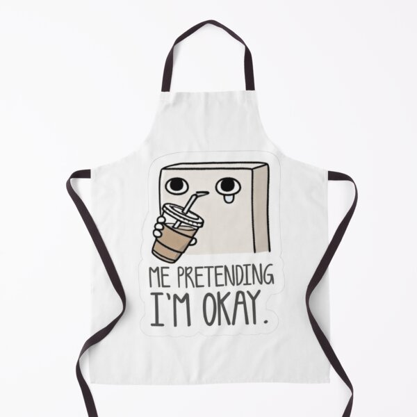 Item preview, Me Pretending I'm Okay Mental Health Sticker Relatable designed and sold by Malyyx.