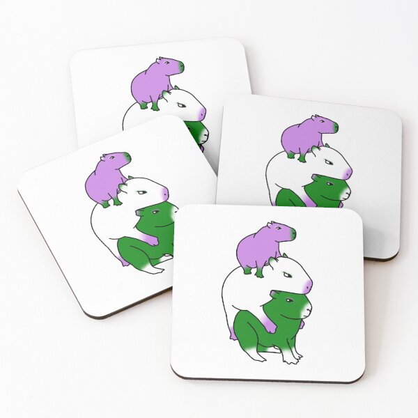 Item preview, Genderqueer Capybara designed and sold by chelsea125.