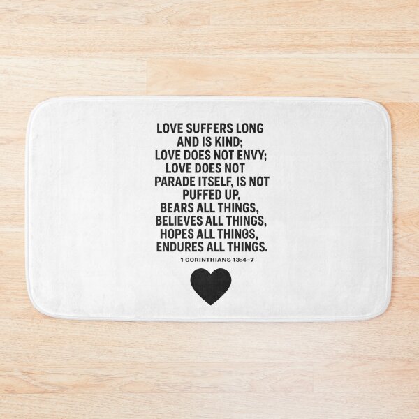 Item preview, 1 CORINTHIANS 13:4-7 designed and sold by TheWonkyEaselCo.