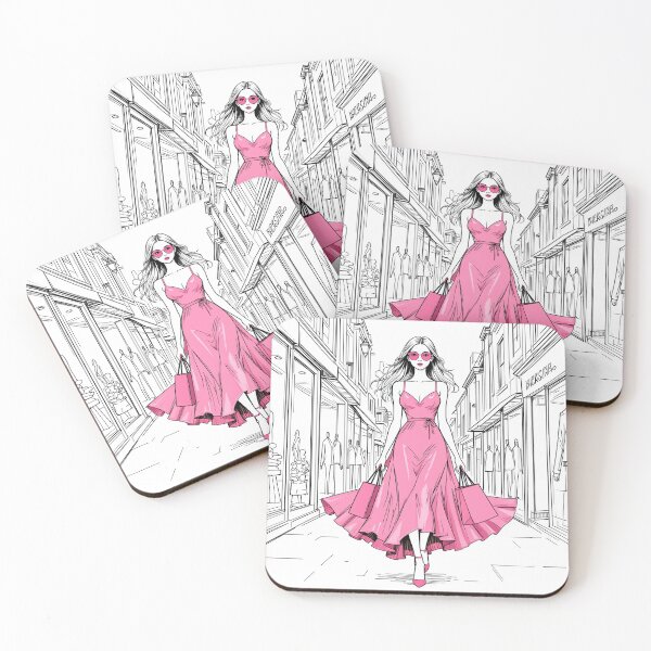 Item preview, Pops of pink designed and sold by JiffyGirls.