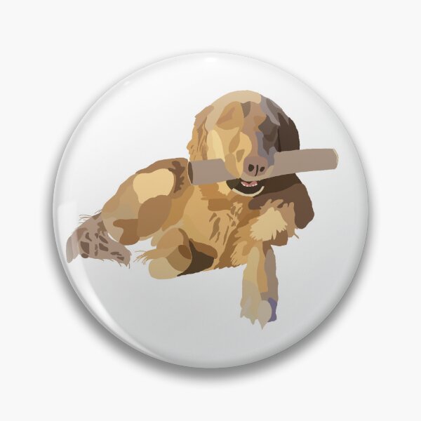 Item preview, Color Blocked Golden Retriever designed and sold by replacedduck .
