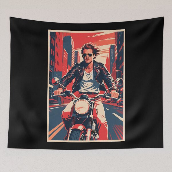 Item preview, Urban Rider – Retro Freedom in Hope Style designed and sold by HoopeStylee.