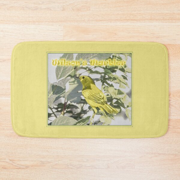 Item preview, The Bright Yellow Wilson's Warbler designed and sold by CarolM.