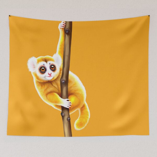 Item preview, Slow Loris Clinging designed and sold by CTM ArtStudio.