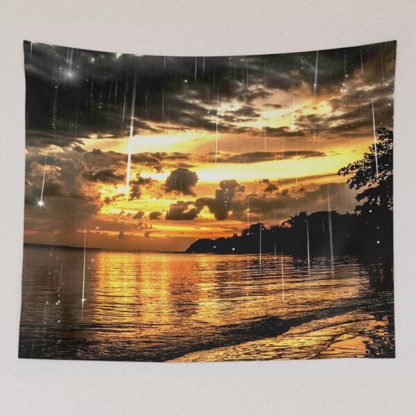 Item preview, Golden Sunset Over Tranquil Waters designed and sold by Exodoi.