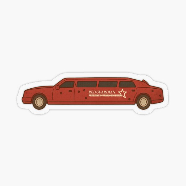 Item preview, Thunderbolts Red Guardian Limo designed and sold by SpaceRatBoy.