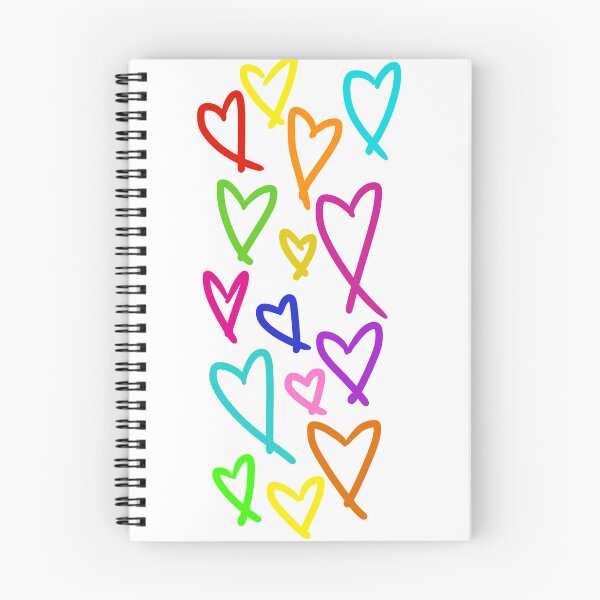 Item preview, Multicoloured Heart pattern designed and sold by BerryBeach.