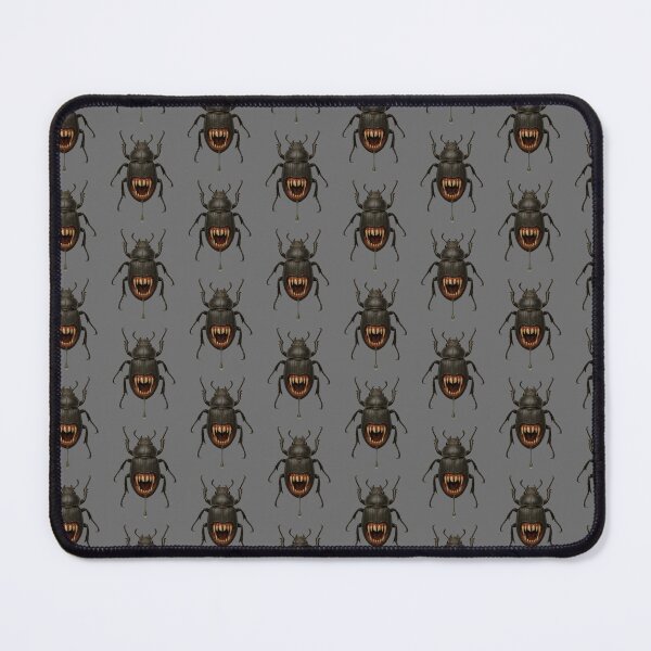 Item preview, “Back Biter” – Fanged Beetle Horror Art designed and sold by TrashCultSupply.